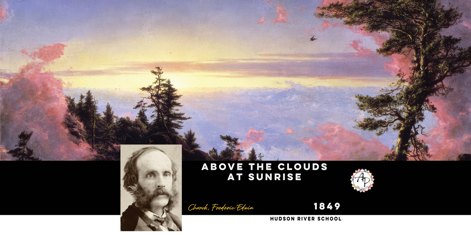 Church, Frederic Edwin - Above the Clouds at Sunrise  (1849)