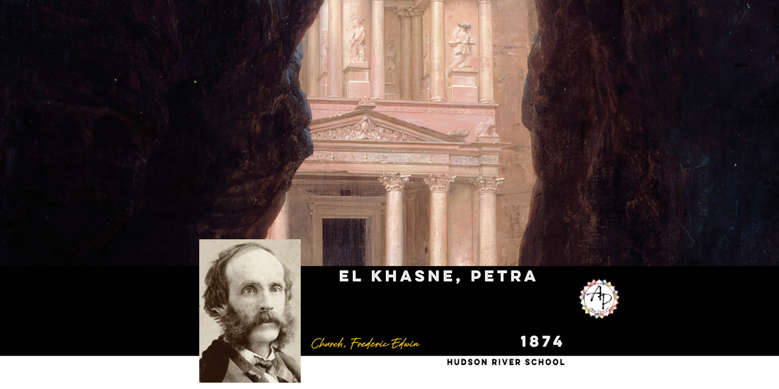 Church, Frederic Edwin - El Khasne, Petra (1874)