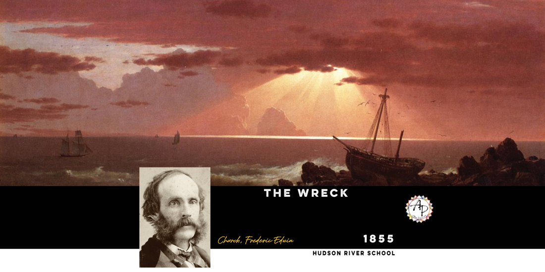 Church, Frederic Edwin - The Wreck  (1855)