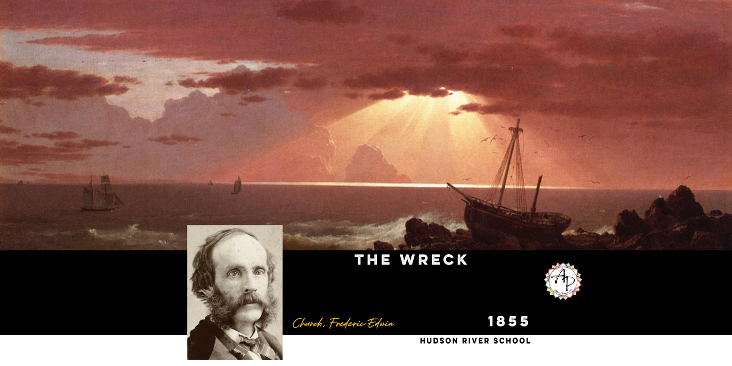 Church, Frederic Edwin - The Wreck  (1855)