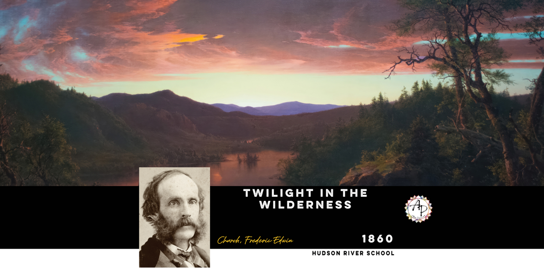 Church, Frederic Edwin - Twilight in the Wilderness  (1860)