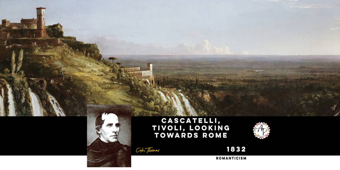 Cole. Thomas - Cascatelli, Tivoli, Looking Towards Rome (1832)