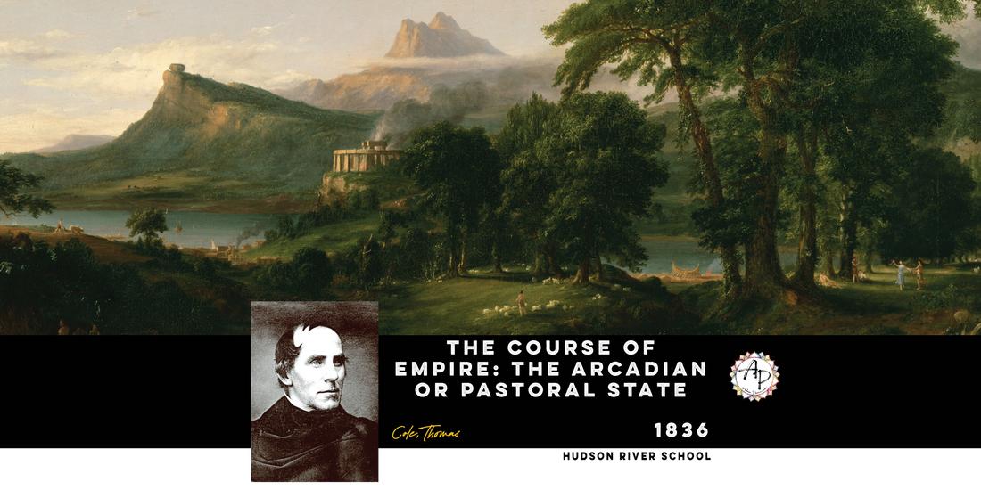 Cole. Thomas - The Course of Empire: The Arcadian or Pastoral State (1836)