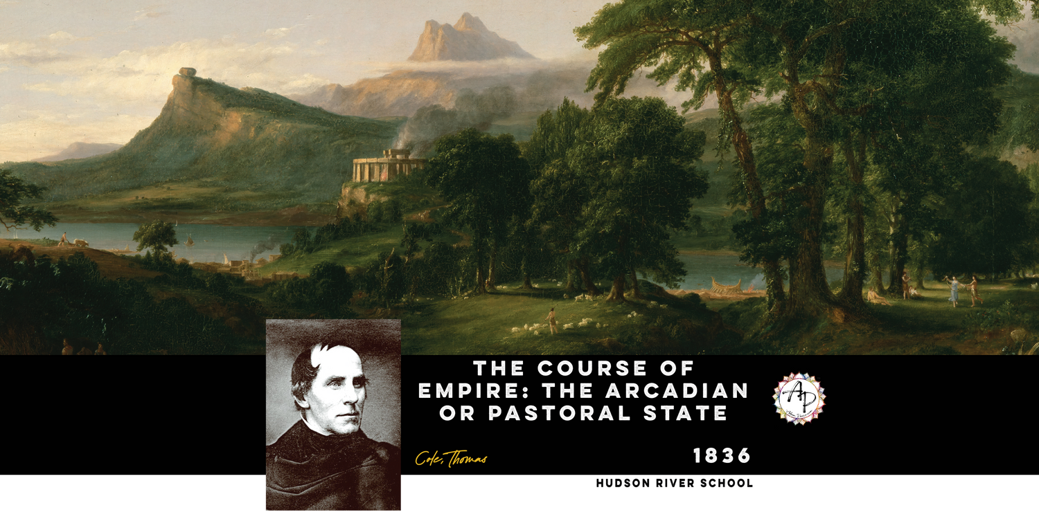 Cole. Thomas - The Course of Empire: The Arcadian or Pastoral State (1836)