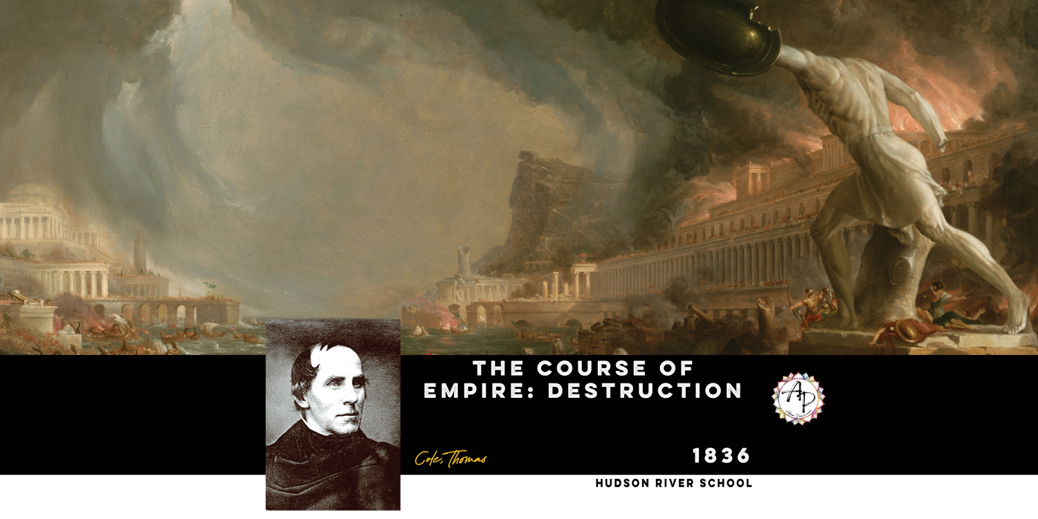 Cole. Thomas - The Course of Empire: Destruction (1836)