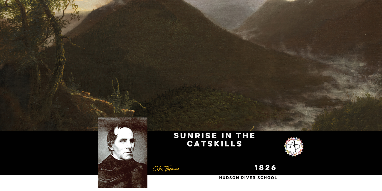 Cole, Thomas - Sunrise in the Catskills (1826)