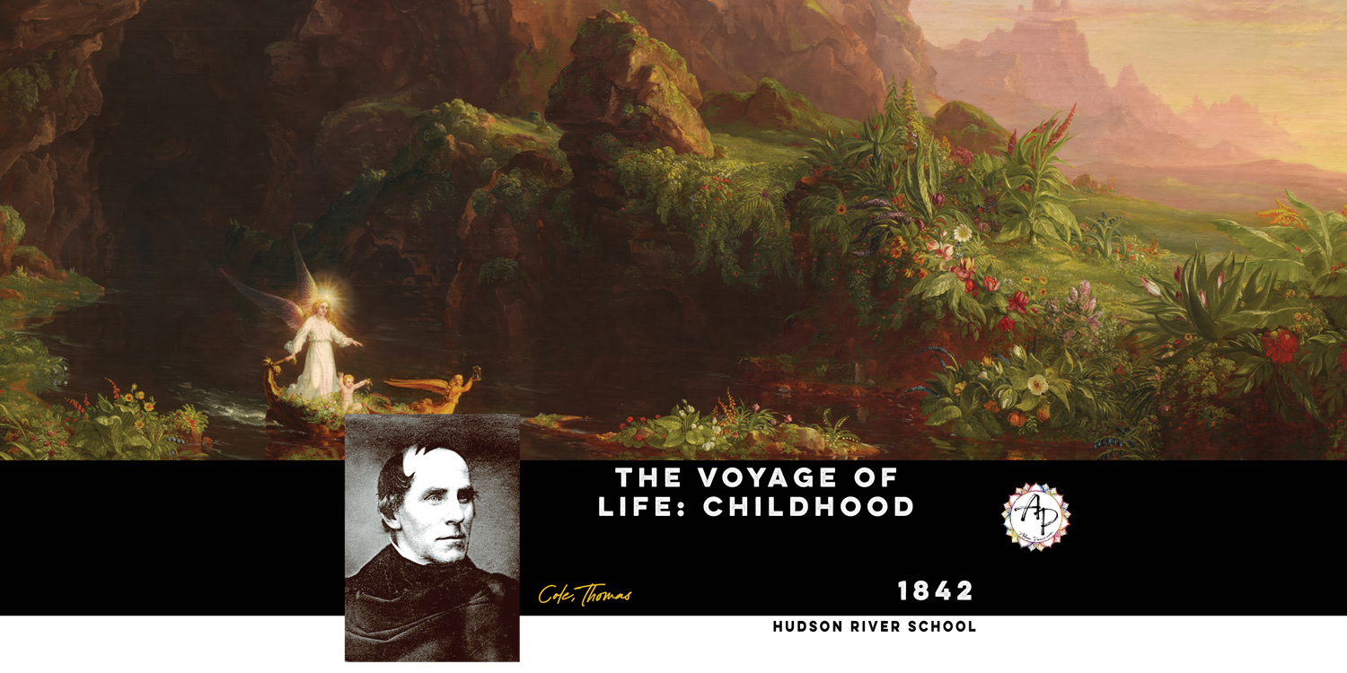 Cole. Thomas - The Voyage of Life: Childhood (1842)