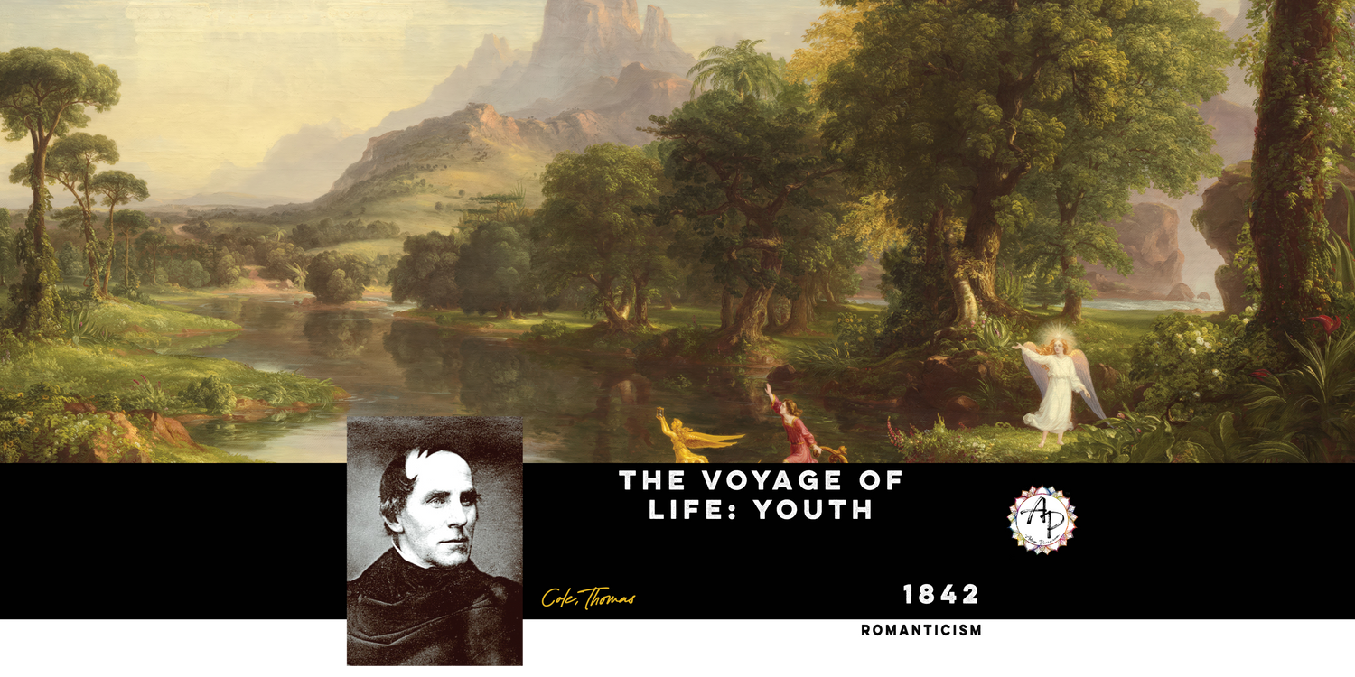 Cole. Thomas - The Voyage of Life: Youth (1842)