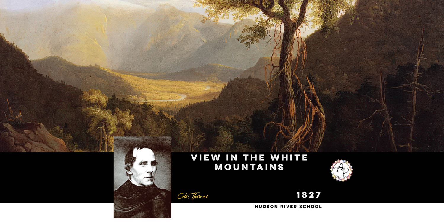 Cole. Thomas - View in the White Mountains (1827)