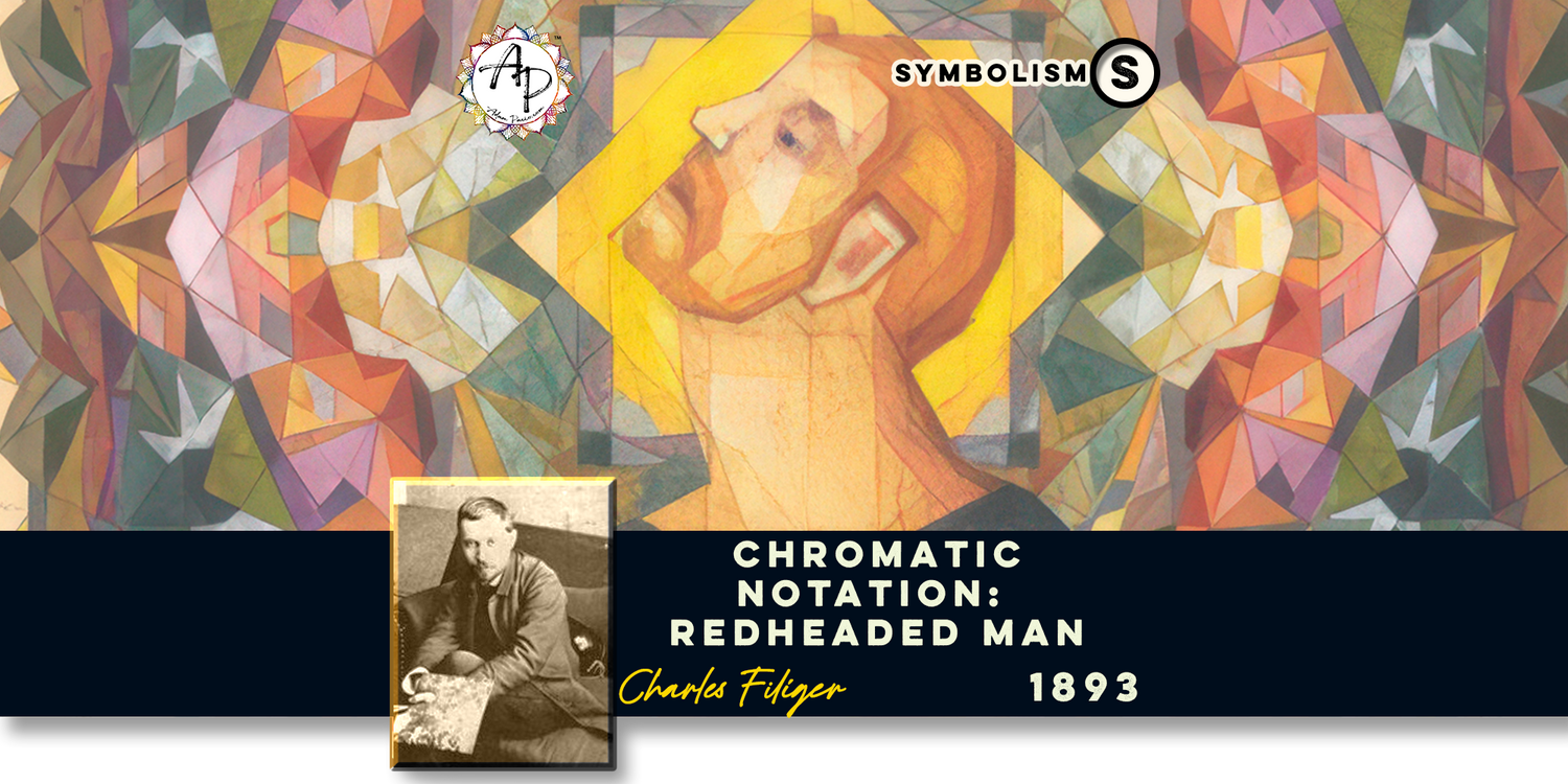 Header - Filiger, Charles - Chromatic Notations - Redheaded Man (1893)