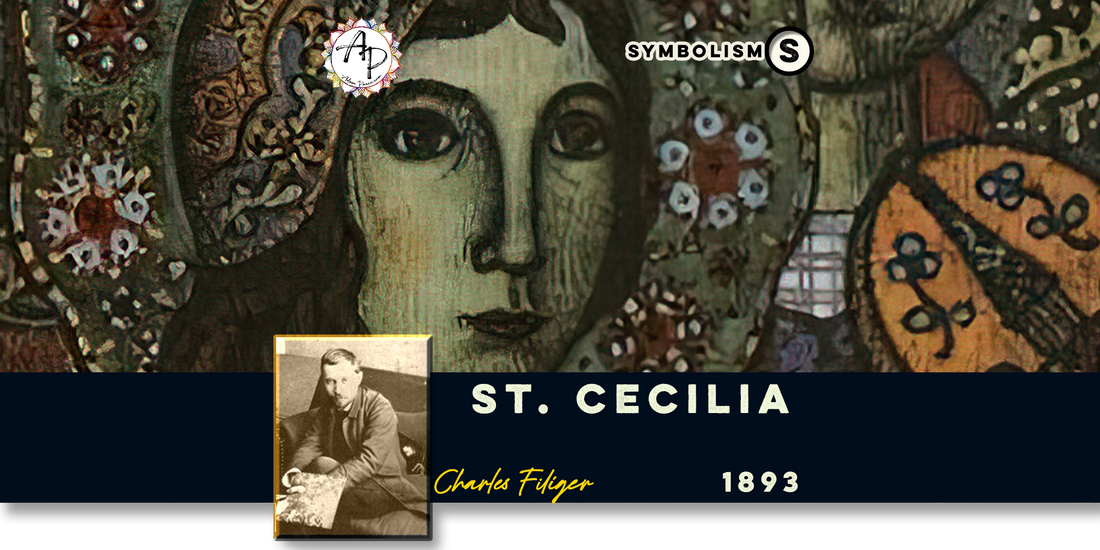 Header - Filiger, Charles - Saint Cecilia (1893)