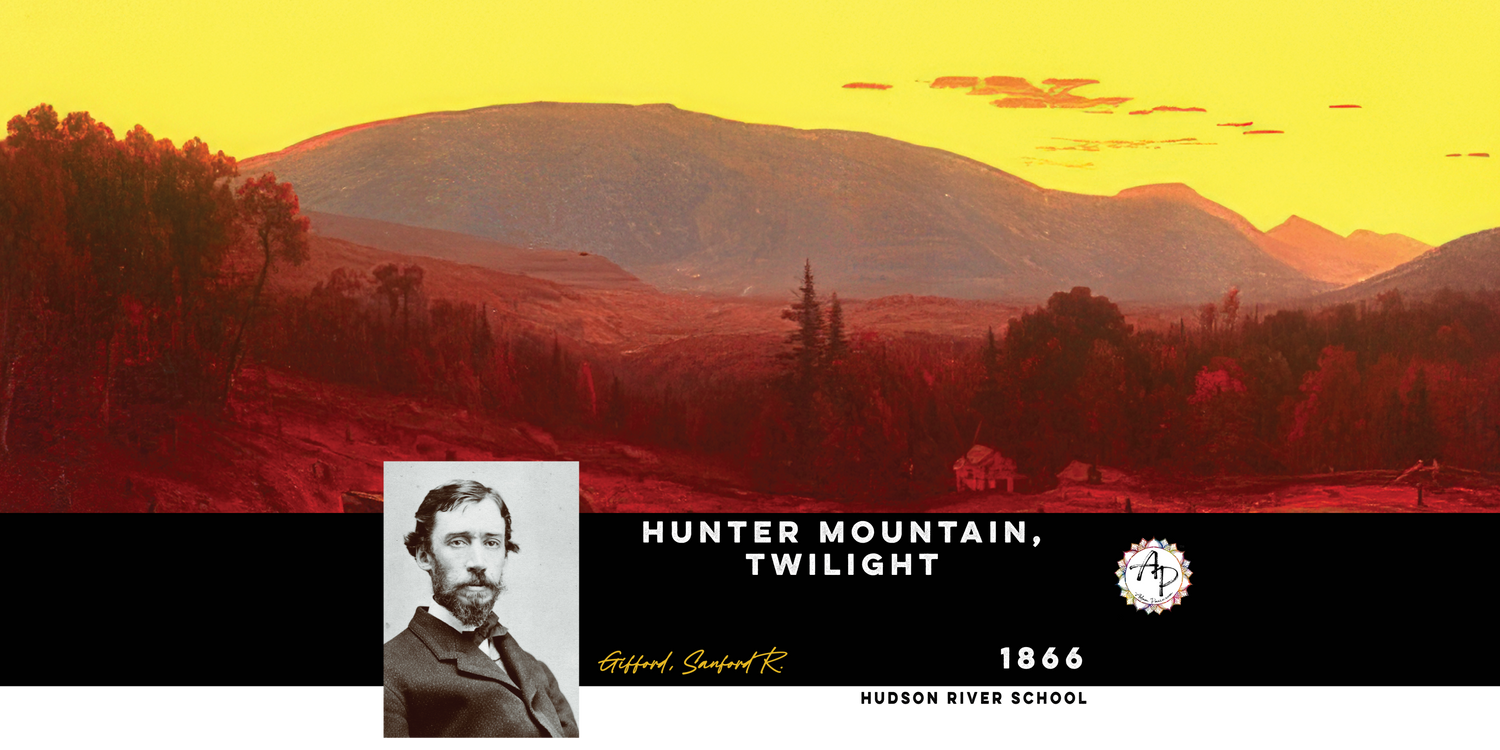 Gifford, Sanford Robinson - Hunter Mountain, Twilight  (1866)