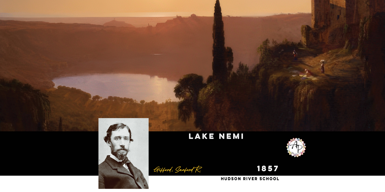 Gifford, Sanford Robinson - Lake Nemi  (1857)