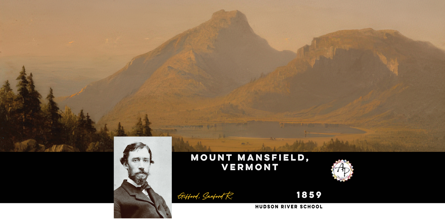 Gifford, Sanford Robinson - Mount Mansfield, Vermont  (1859)