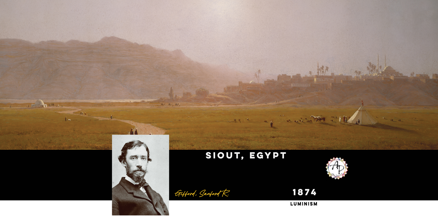 Gifford, Sanford Robinson - Siout, Egypt  (1874)