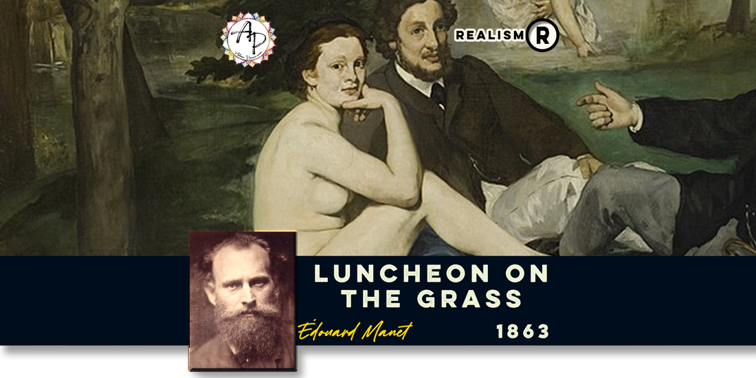 Manet, Édouard - Le Déjeuner sur l'herbe ["Luncheon on the grass"] (1863)