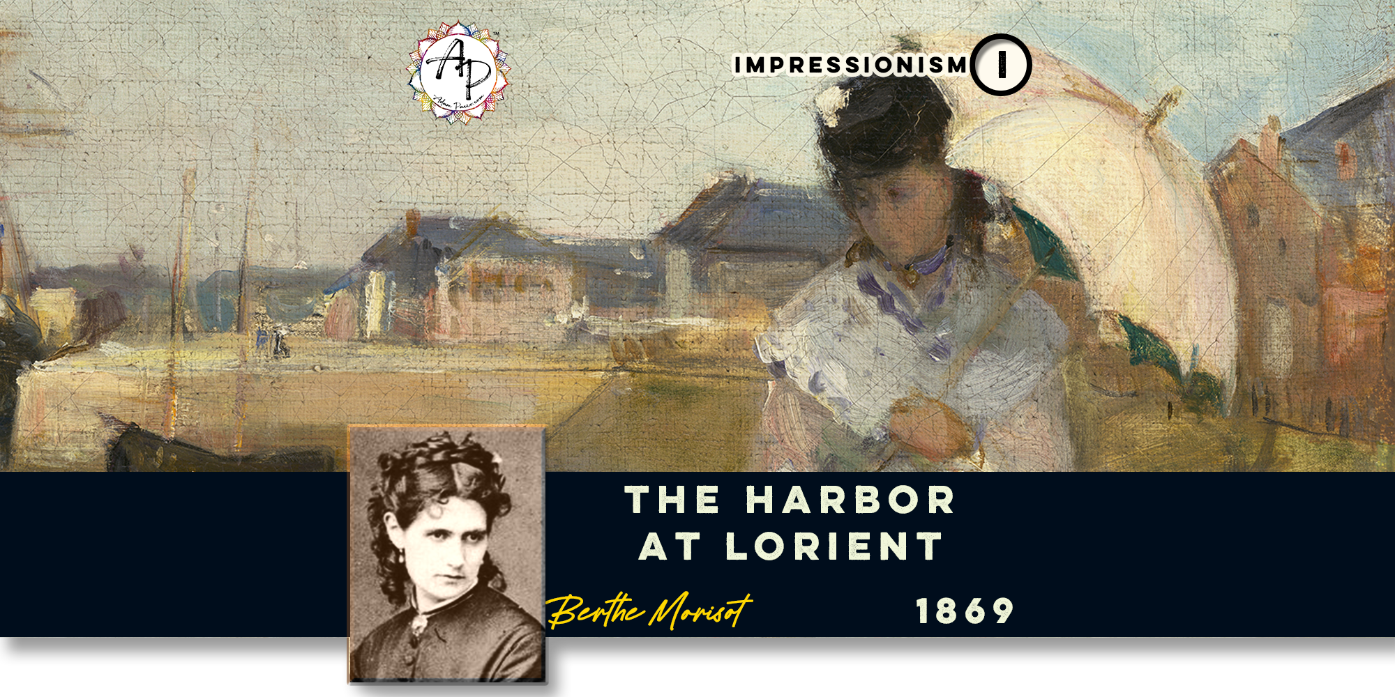 Morisot, Berthe - The Harbor at Lorient (1869)