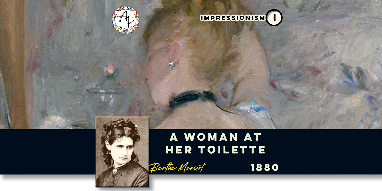 Morisot, Berthe - Woman in Her Toilette (1875)