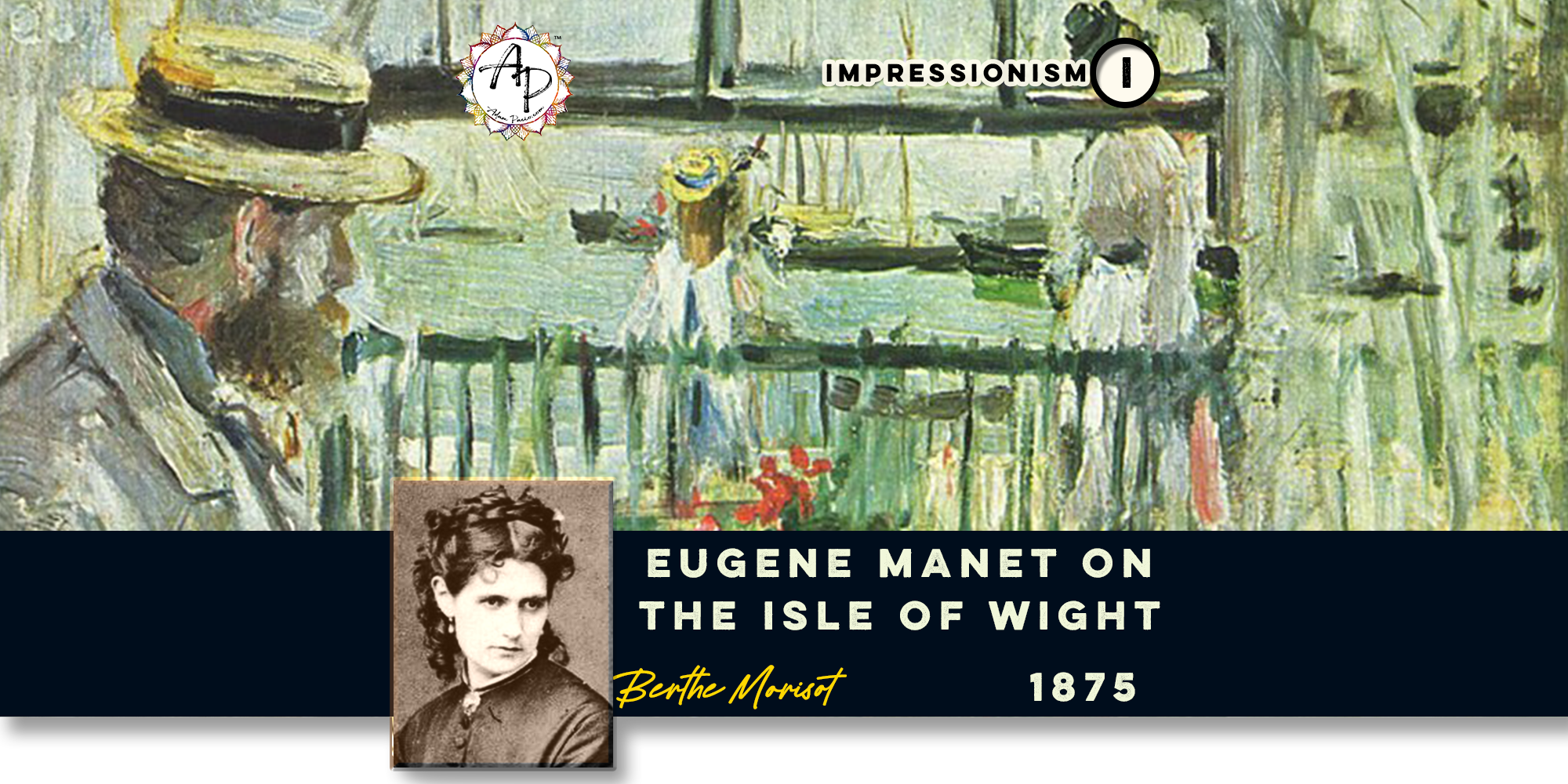 Morisot, Berthe - Eugene Manet in the Isle of Wight (1875)