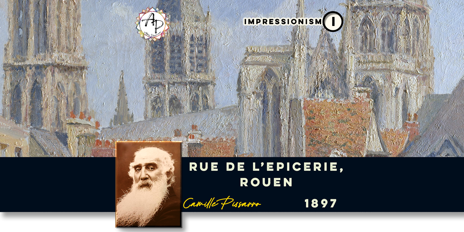 Pissarro, Camille - Rue de l'Epicerie, Rouen (1897)