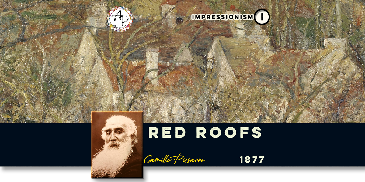 Pissarro, Camille - The Red Roofs - 1877