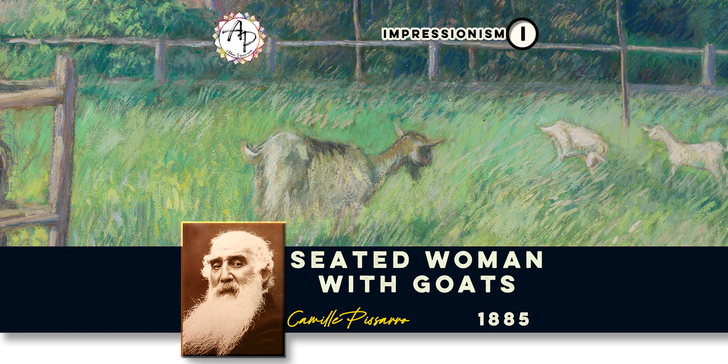 Pissarro, Camille - Seated Woman with Goats (1885)