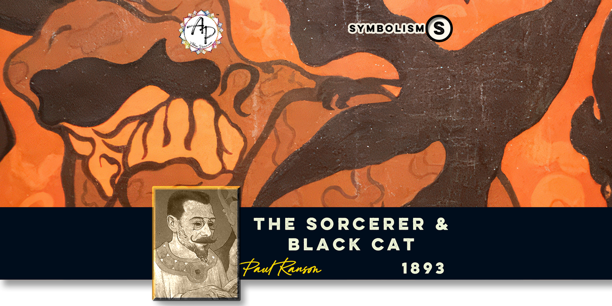 Header - Ranson, Paul - The Sorcerer and Black Cat (1893)