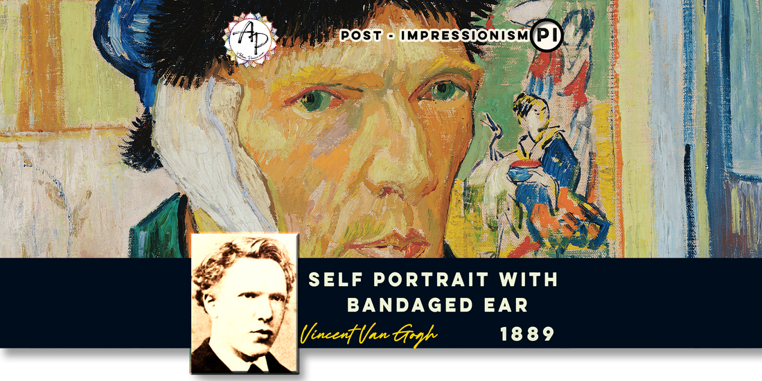 Van Gogh, Vincent - Self Portrait with Bandaged Ear (1889)