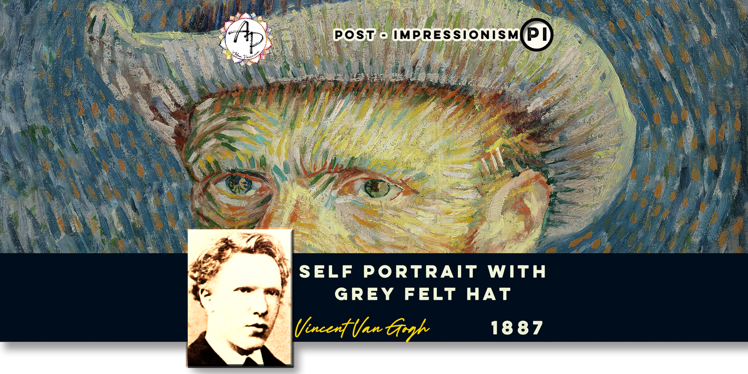 Header - Van Gogh, Vincent - Self-Portrait with Grey Felt Hat (1887)