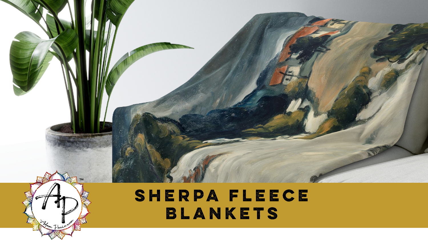 Sherpa Fleece Blanket (P034)