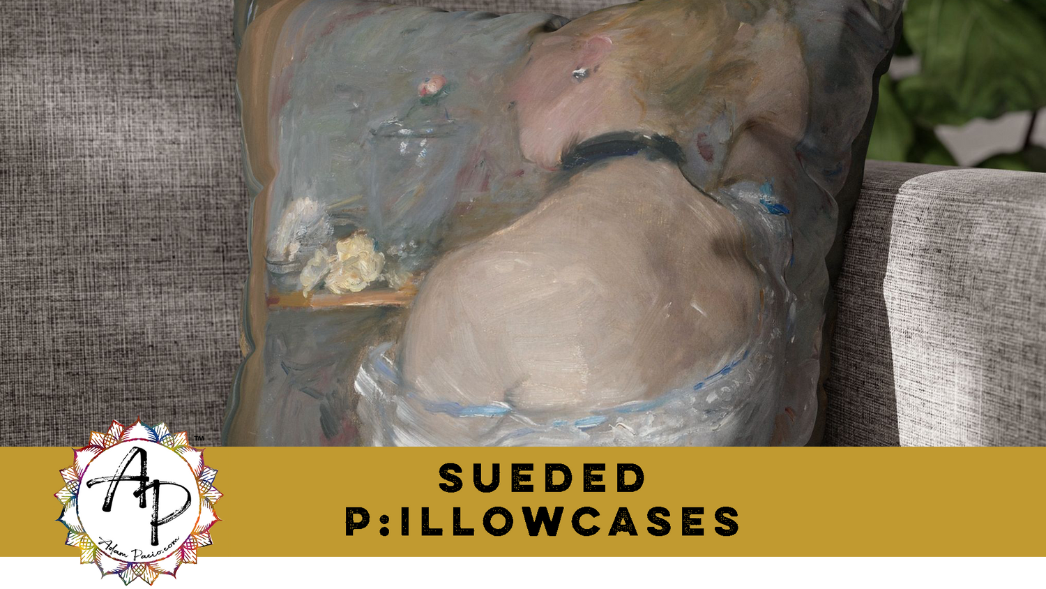 Suede Square Pillowcase (P234)