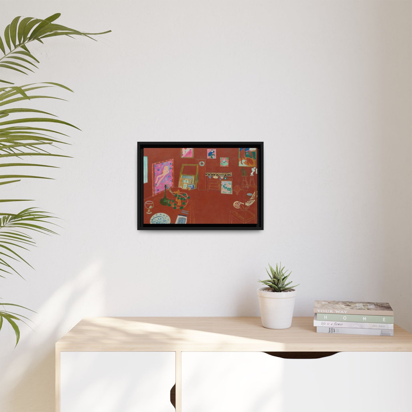 Matisse, Henri - The Red Studio (1911) - Matte Canvas, Framed