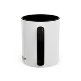 AdamPacio.com - Black Logo - Colorful Accent Mugs