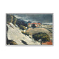 Cézanne, Paul - L’Estaque, Melting Snow (1870) - Matte Canvas, Framed