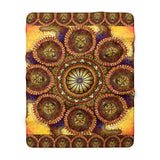 Lion Summer Mandala - Sherpa Fleece Blanket