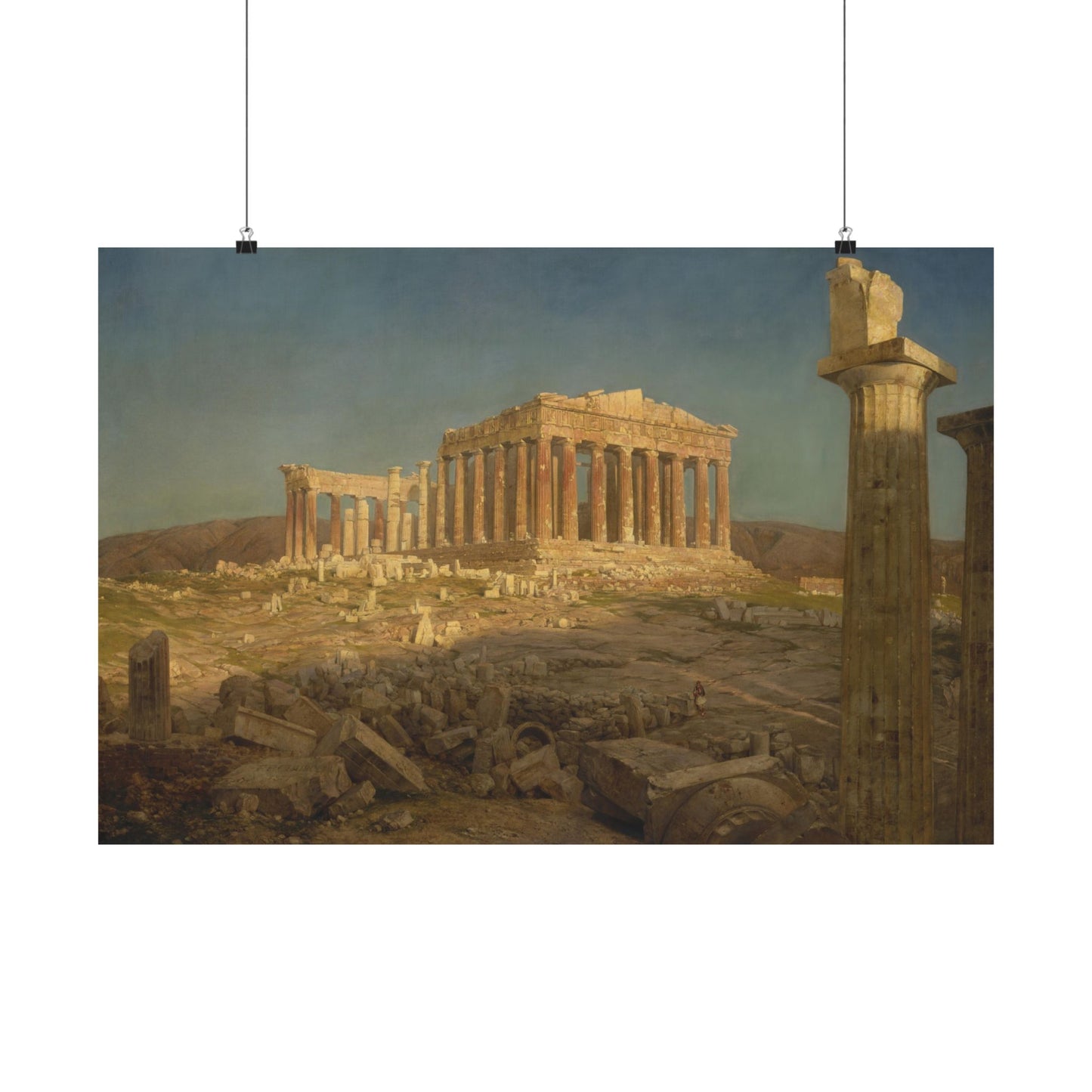 Church, Frederic Edwin - The Parthenon  (1871) - Satin Posters
