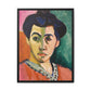 Matisse, Henri - The Green Stripe (1905) - Matte Canvas, Framed