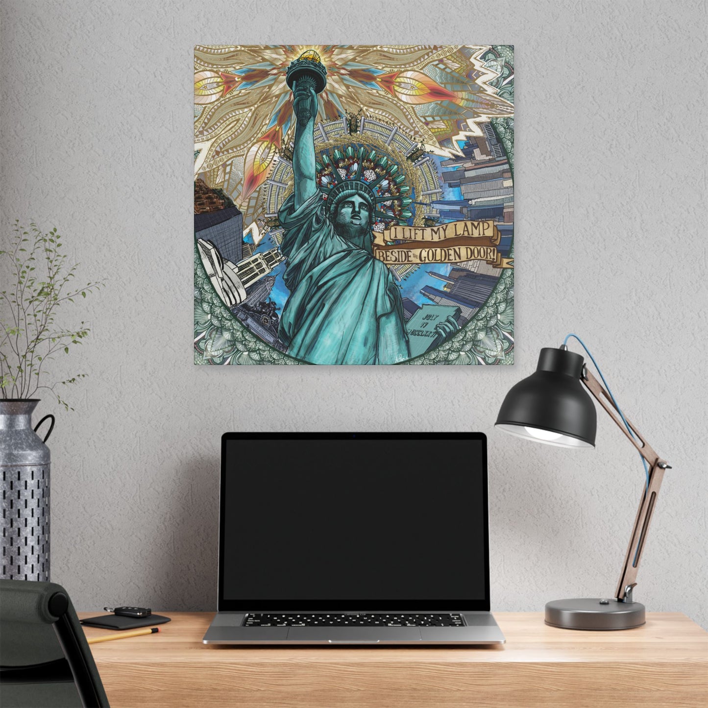 Liberty Mandala - Canvas Block