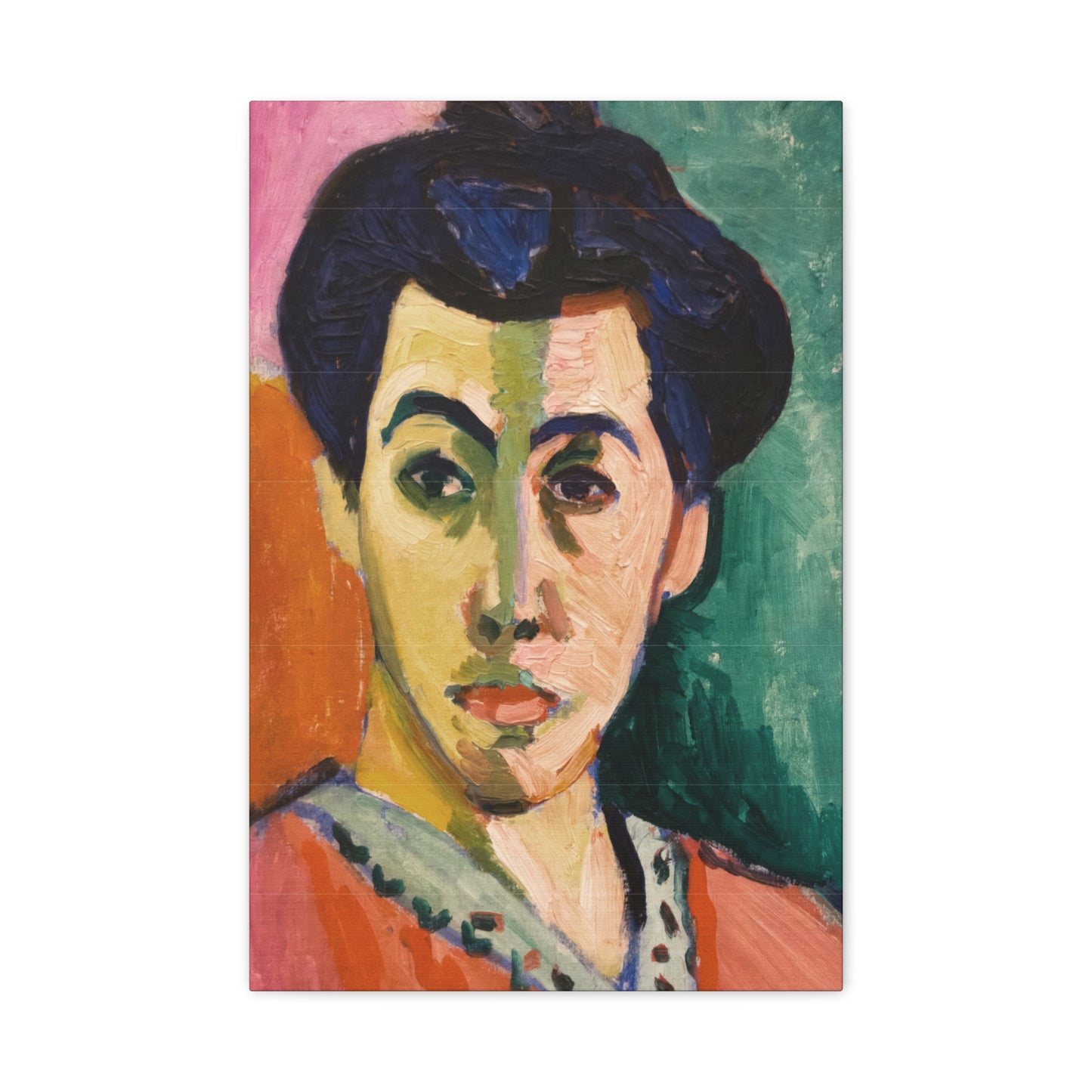 Matisse, Henri - The Green Stripe (1905) - Canvas Block, unframed