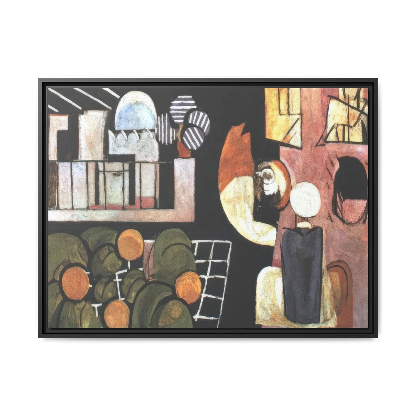 Matisse, Henri - The Moroccans (1916) - Matte Canvas, Framed