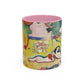 Matisse, Henri - The Joy of Life (1905) - Colorful Accent Mugs