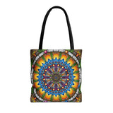 Emerald Arrows Mandala - Tote Bag