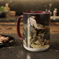 Courbet, Gustave - The Stone Breakers (1850) - Colorful Accent Mugs