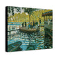 Monet, Claude - La Grenouillere (1869) - Canvas Block, unframed