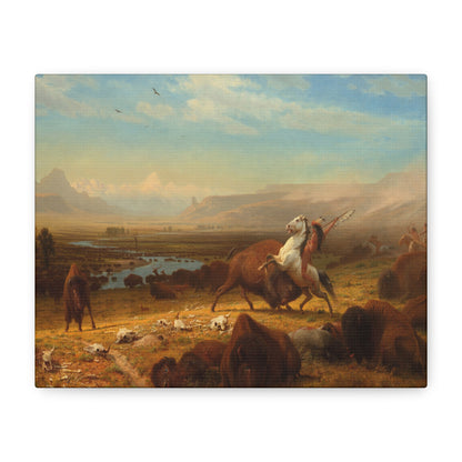 Bierstadt, Albert - The Last of the Buffalo  (1888) - Canvas Block, unframed