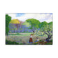 Ranson, Paul - Picking Flowers (1890) - Canvas Block, unframed