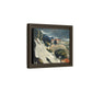 Cézanne, Paul - L’Estaque, Melting Snow (1870) - Matte Canvas, Framed
