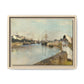 Morisot, Berthe - The Harbor at Lorient (1869) - Matte Canvas, Framed