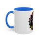 AdamPacio.com - Black Logo - Colorful Accent Mugs