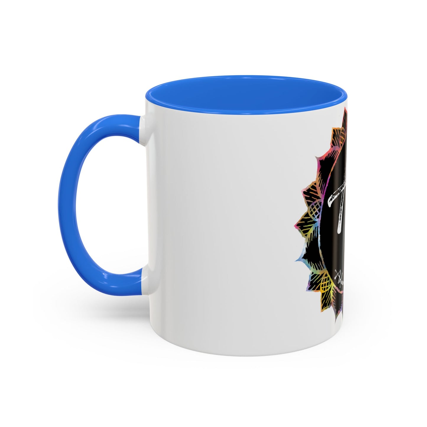 AdamPacio.com - Black Logo - Colorful Accent Mugs